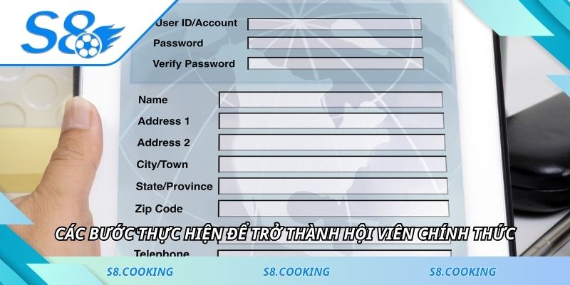 Các bước thực hiện để trở thành hội viên chính thức