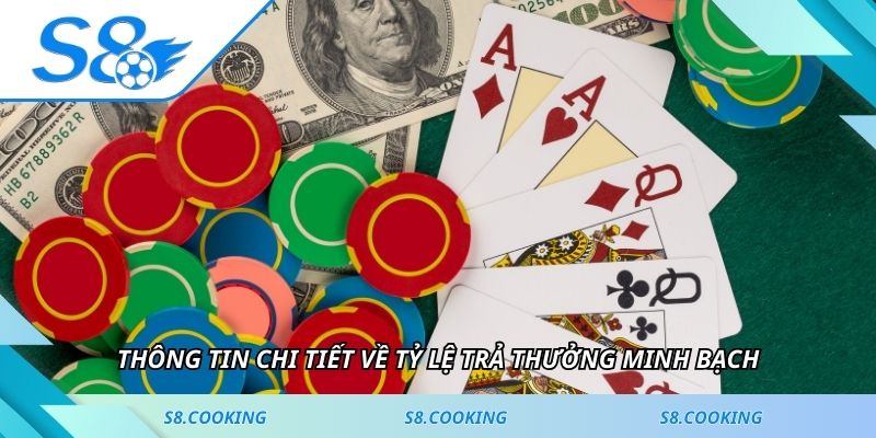 Thông tin chi tiết về tỷ lệ trả thưởng minh bạch